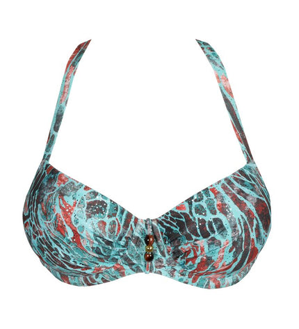Prima Donna Swim unterlegter Bikini Balconette Riyad turquoise seas