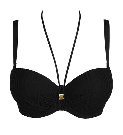 Prima Donna Swim unterlegter Bikini Trägerlos Kiruna schwarz