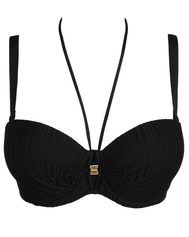 Prima Donna Swim unterlegter Bikini Trägerlos Kiruna schwarz