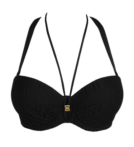 Prima Donna Swim unterlegter Bikini Trägerlos Kiruna schwarz