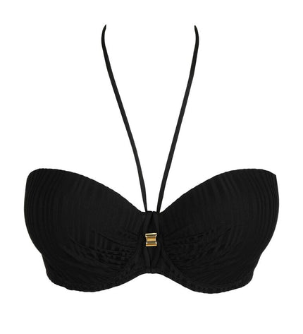 Prima Donna Swim unterlegter Bikini Trägerlos Kiruna schwarz