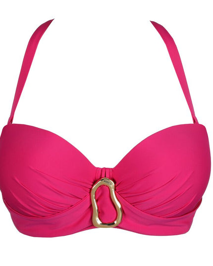 Prima Donna Swim unterlegter Bikini mit Bügel Trägerlos Uvita deep magenta