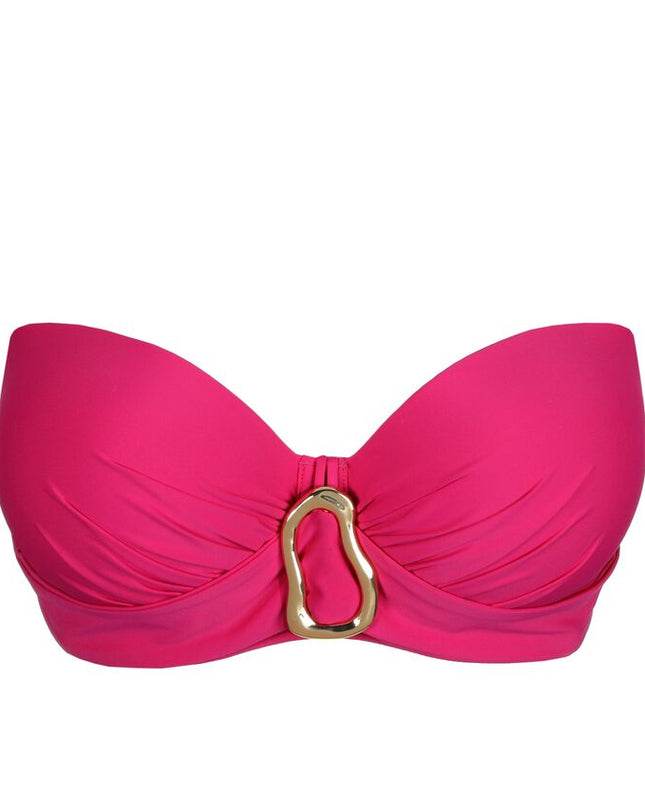 Prima Donna Swim unterlegter Bikini mit Bügel Trägerlos Uvita deep magenta