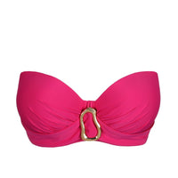 Prima Donna Swim unterlegter Bikini mit Bügel Trägerlos Uvita deep magenta