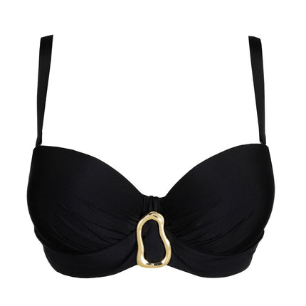 Prima Donna Swim unterlegter Bikini mit Bügel Trägerlos Uvita schwarz