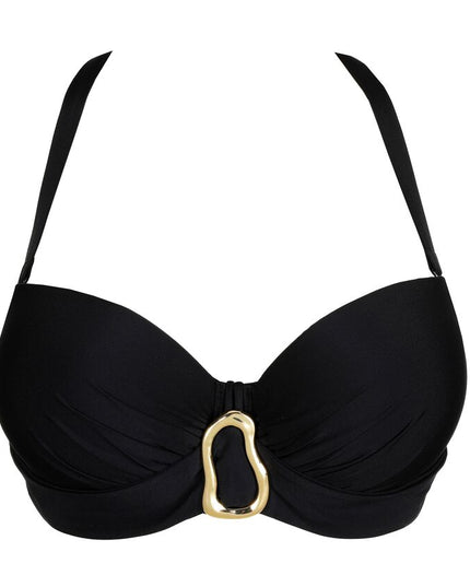 Prima Donna Swim unterlegter Bikini mit Bügel Trägerlos Uvita schwarz