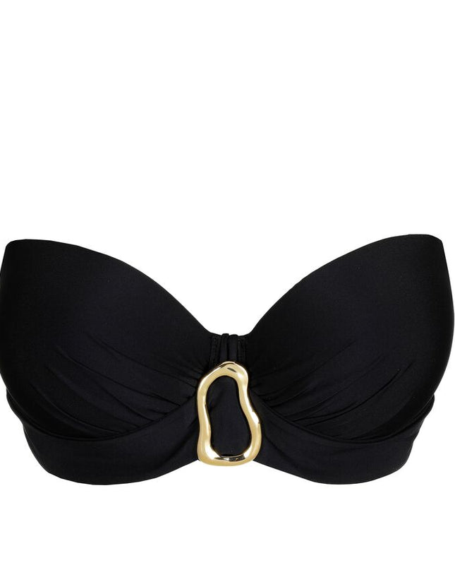 Prima Donna Swim unterlegter Bikini mit Bügel Trägerlos Uvita schwarz