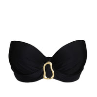 Prima Donna Swim unterlegter Bikini mit Bügel Trägerlos Uvita schwarz