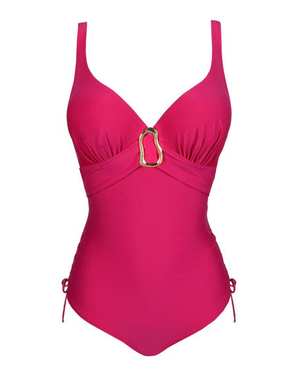 Prima Donna Swim Tiefdekolletierter Badeanzug Uvita deep magenta