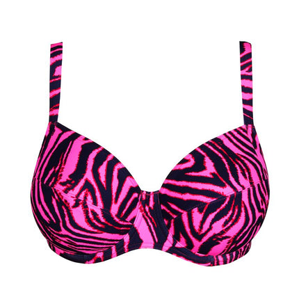 Prima Donna Swim Bikini mit Bügel ohne Polsterung Malabo hot pink zebra