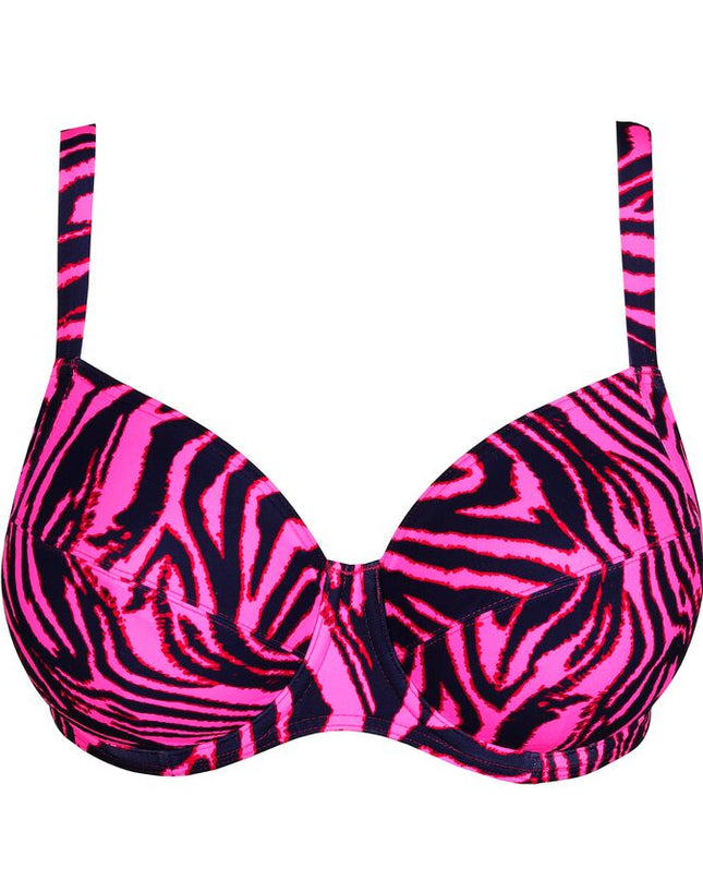 Prima Donna Swim Bikini mit Bügel ohne Polsterung Malabo hot pink zebra