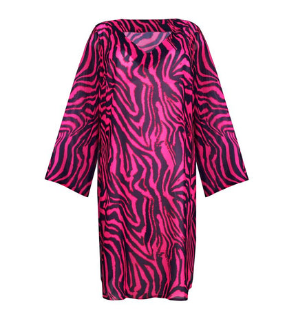 Prima Donna Twist Bademode Kaftan Malabo hot pink zebra