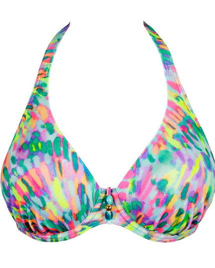 Prima Donna Swim halb unterlegter Bikini Tiefdekoll Douala impressionist summer