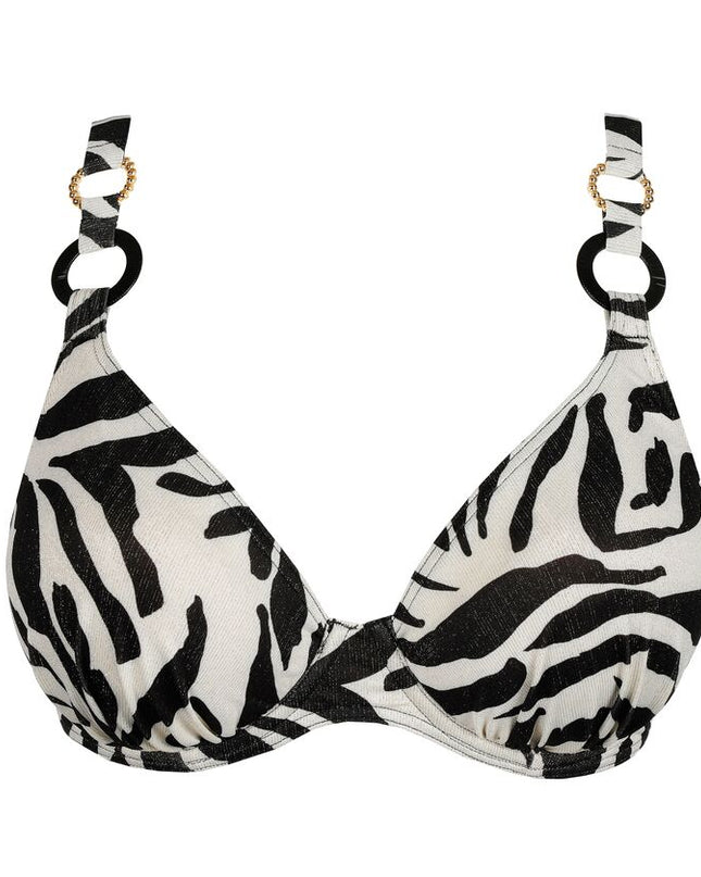 Prima Donna Swim halb unterlegter Bikini Tiefdekolletiert mit Bügel Dalice sauvage shine