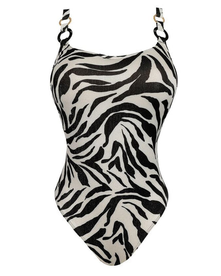 Prima Donna Swim unterlegter Badeanzug bügellos Dalice sauvage shine