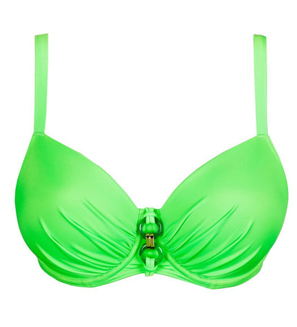 Prima Donna Swim unterlegter Bikini mit Bügel Balconette Pilon neon lime