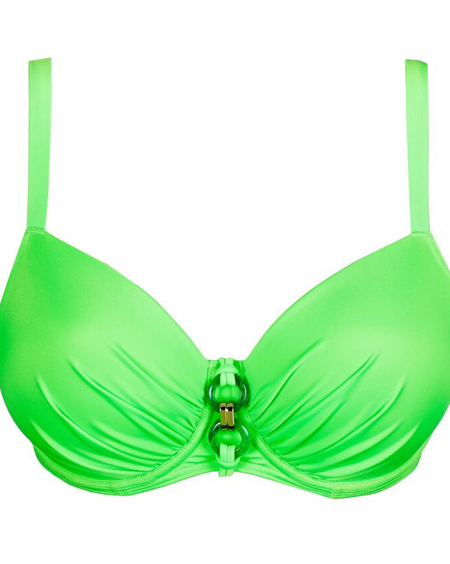 Prima Donna Swim unterlegter Bikini mit Bügel Balconette Pilon neon lime