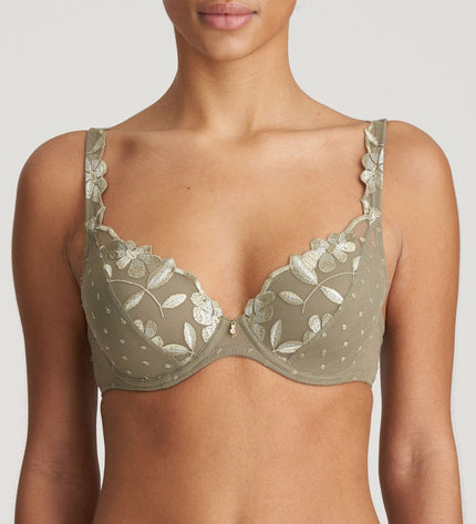 75 C / 75 D / 80 B / 80 C / Marie Jo unterlegter BH tief Agnes goldenolive