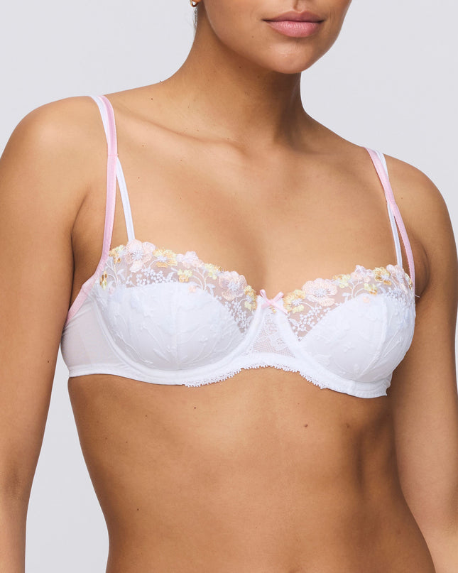 Soutien-gorge balconnet semi-rembourré Marie Jo Lizelot blanc