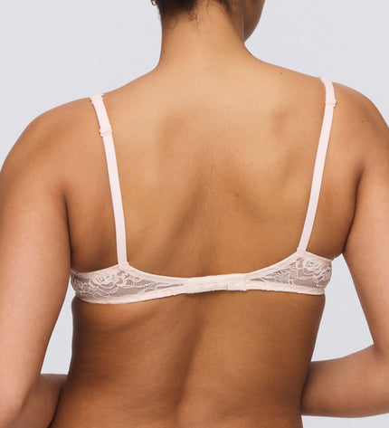 Marie Jo soutien-gorge coque décolleté profond Cyrile rose cristal