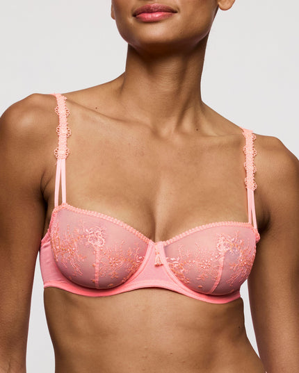 Marie Jo nicht unterlegter Balconette-BH mit Bügel Vertikale Naht Annaelle neon peach