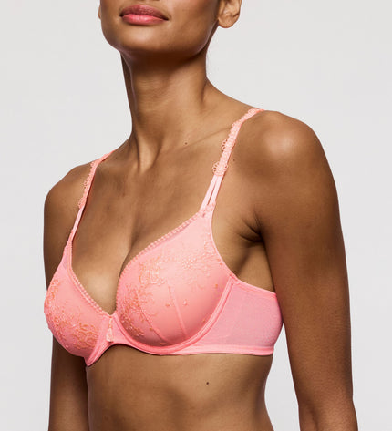 Marie Jo unterlegter BH mit Bügel Herzform Annaelle neon peach