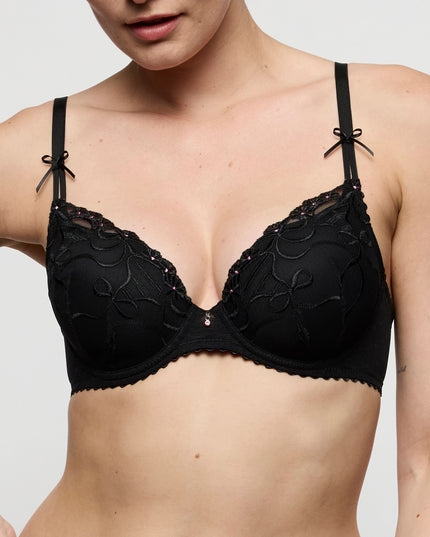 Marie Jo unterlegter BH mit Bügel Herzform Noova schwarz