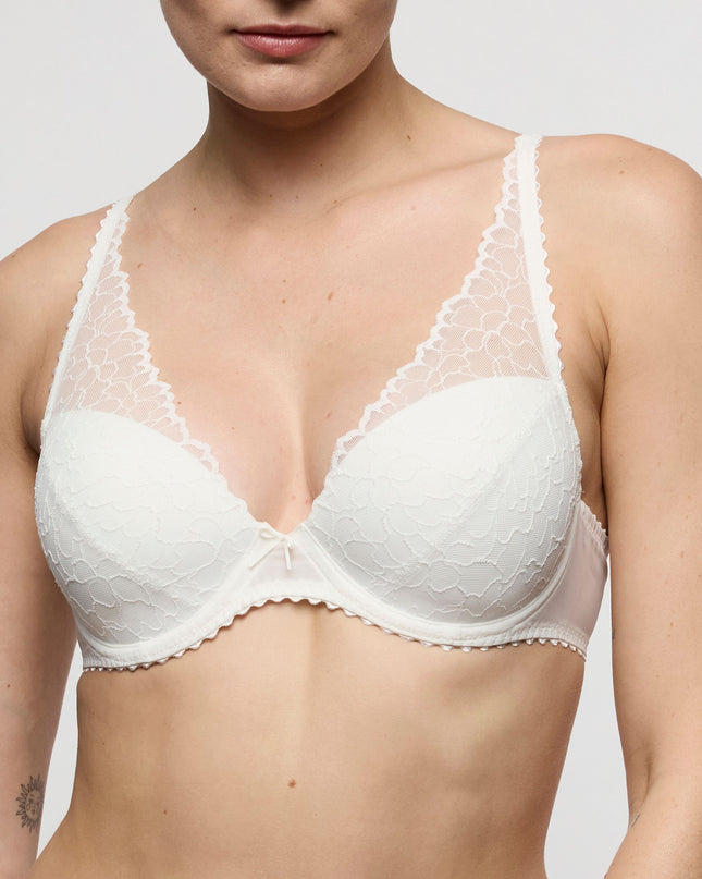 Marie Jo unterlegter BH mit Bügel Tiefdekoll Azelie natur