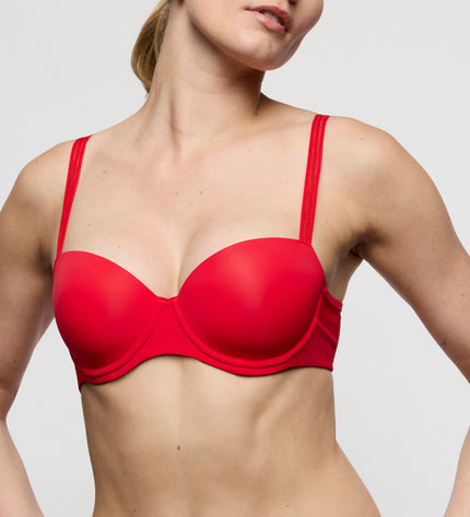 Marie Jo Unterlegter BH Aussenträger Louie True Red