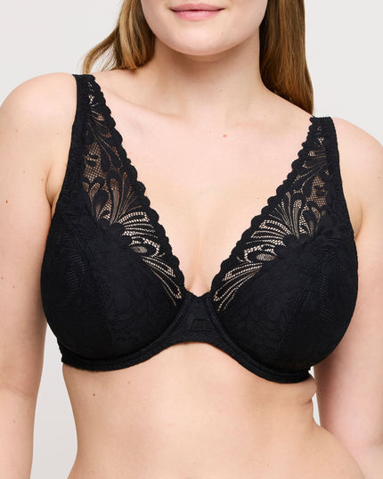 Prima Donna Twist unterlegter BH Tiefdeck Rupi schwarz