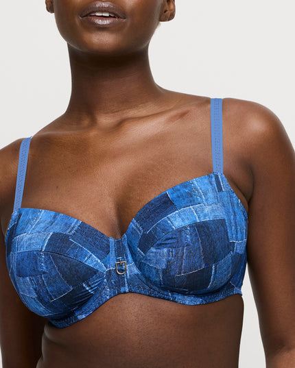 Prima Donna Twist Vollschalen BH Mauna twill blue