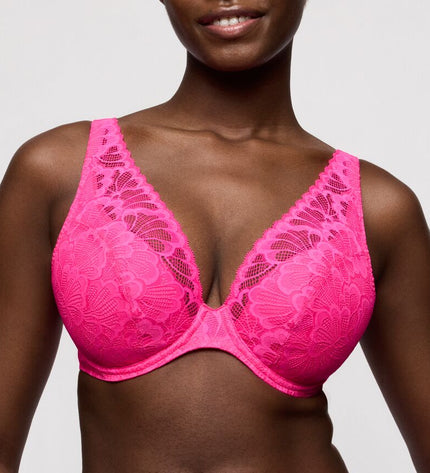 Prima Donna Twist halb Unterlegter BH Tiefdekolletiert Mocuto pixie blossom