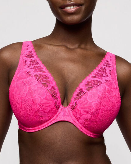 Prima Donna Twist halb Unterlegter BH Tiefdekolletiert Mocuto pixie blossom