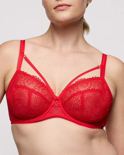 Primadonna Bügel BH ohne Polsterung Sophora true red