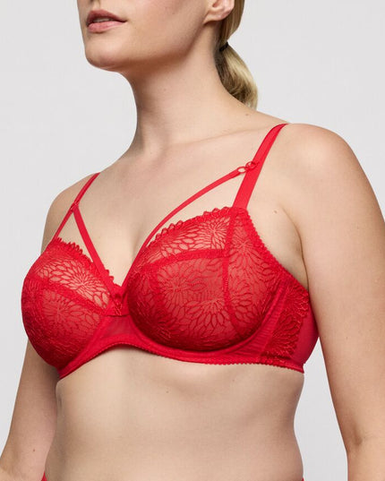 Primadonna Bügel BH ohne Polsterung Sophora true red