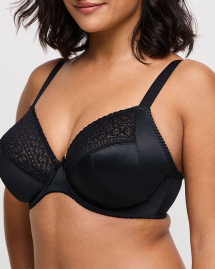 Prima Donna Tiefdekolletierter BH mit Bügel Montara schwarz