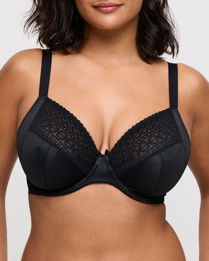 Prima Donna Tiefdekolletierter BH mit Bügel Montara schwarz