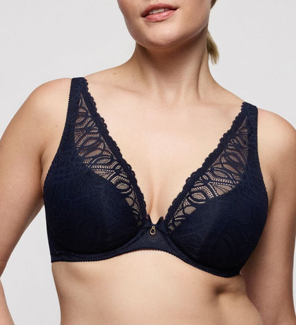 Prima Donna halb unterlegter Bügel-BH Tiefdekolletiert Salerno midnight blue