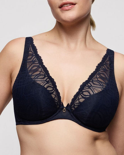 Prima Donna halb unterlegter Bügel-BH Tiefdekolletiert midnight blue