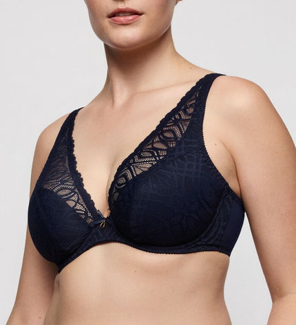 Prima Donna halb unterlegter Bügel-BH Tiefdekolletiert Salerno midnight blue