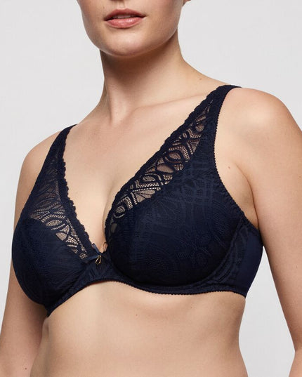 Prima Donna halb unterlegter Bügel-BH Tiefdekolletiert midnight blue