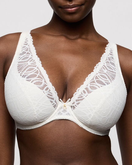 Prima Donna halb unterlegter Bügel-BH Tiefdekolletiert natur