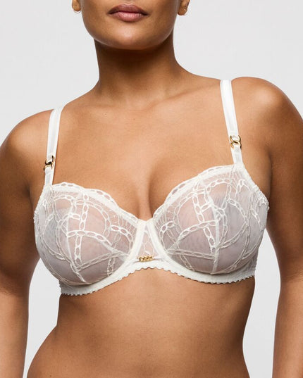 Primadonna Balconette BH vertikaler Naht Naica natur