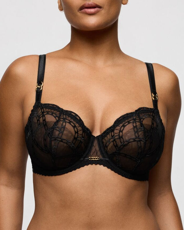 Primadonna Balconette BH vertikaler Naht Naica schwarz