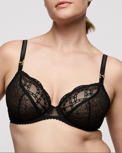 Primadonna tiefdekolletierter BH Naica schwarz