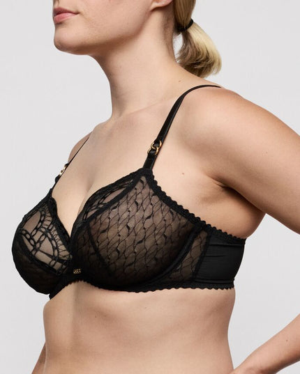 Primadonna tiefdekolletierter BH Naica schwarz