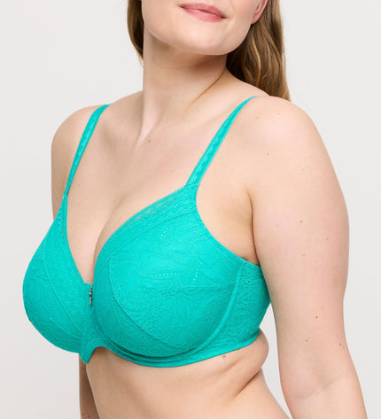 Prima Donna Twist unterlegter BH Herzform Palermo sunny teal