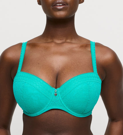 Prima Donna Twist unterlegter BH Balconette Palermo sunny teal