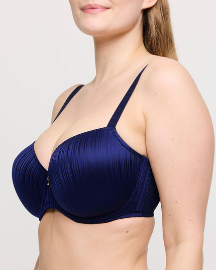 Prima Donna Twist unterlegter BH Balconette Knokke saphir blau