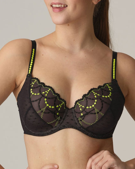 Prima Donna Twist unterlegter BH Herzform Tepito darkglow